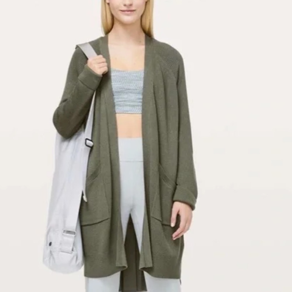 Lululemon Still At Ease Cardigan Size 8